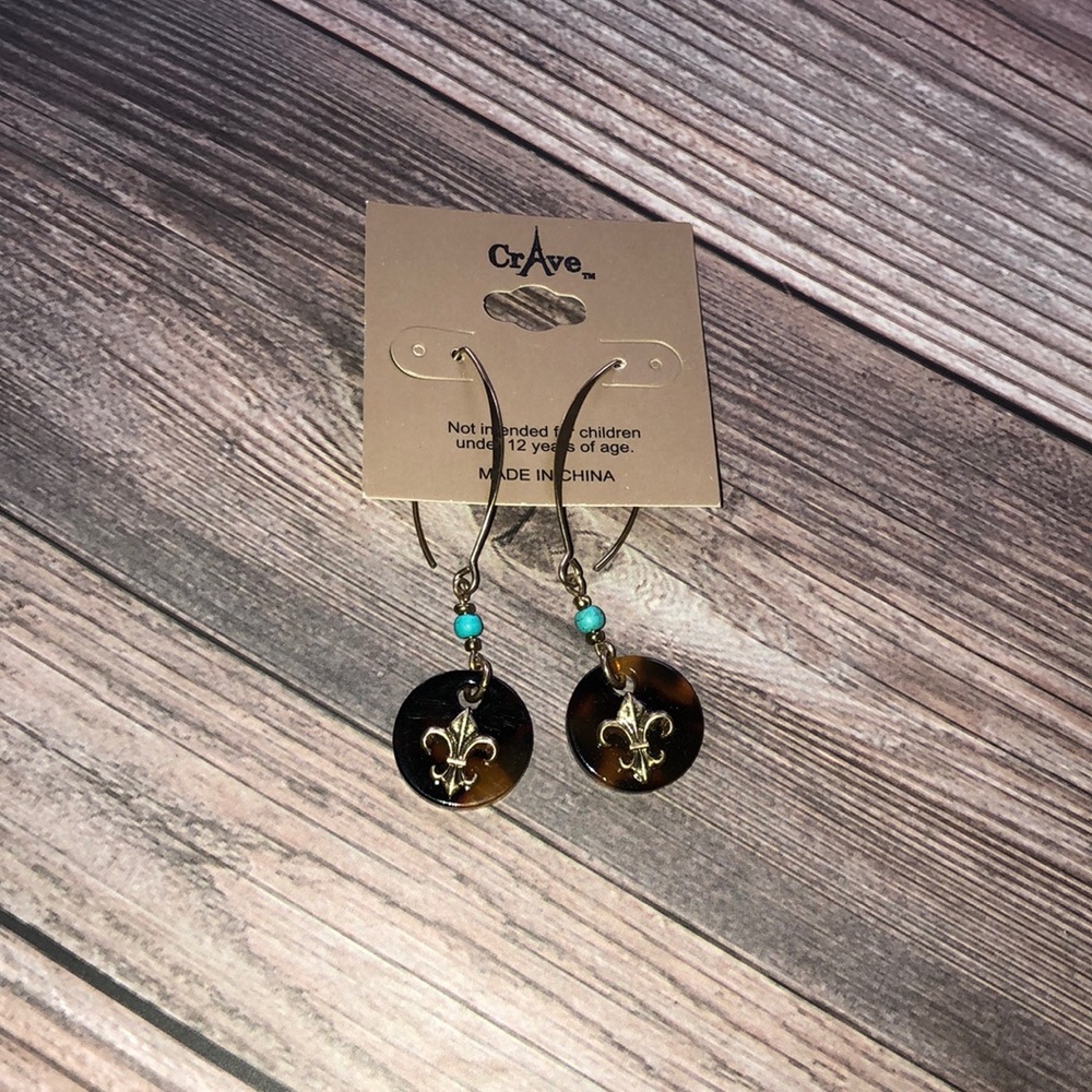 Fleur-de-lis earrings